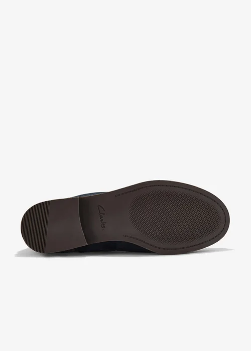 Clarks Womens Blue Demi 2 Beat Suede Standard - 6 Image 3