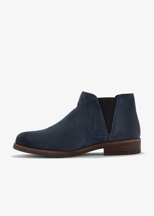 Clarks Womens Blue Demi 2 Beat Suede Standard - 6 Image 2