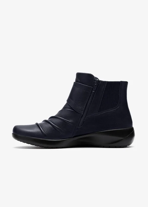 Clarks Womens Blue Kaetlyn Sara Leather Standard - 6 Image 2