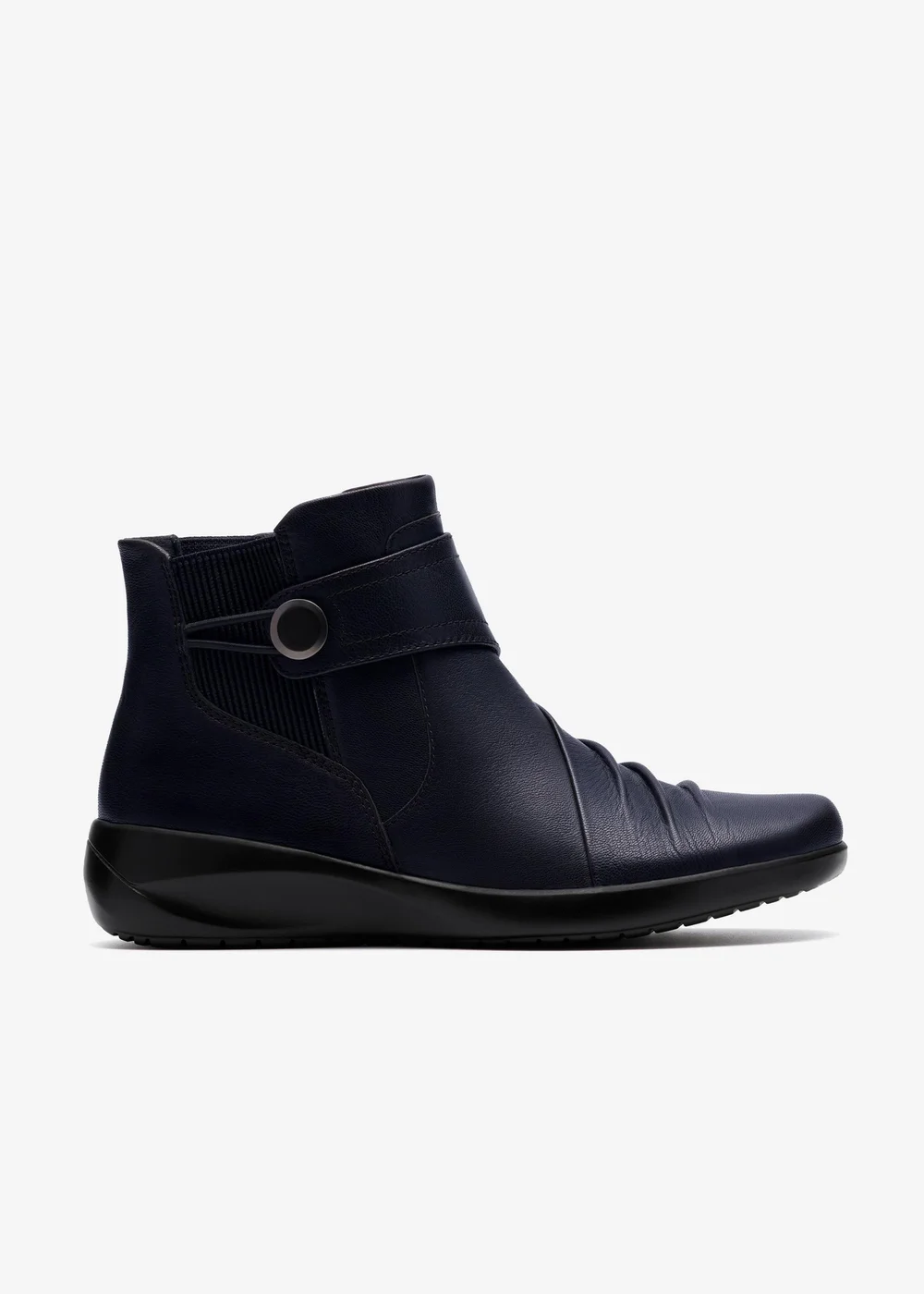Clarks Womens Blue Kaetlyn Sara Leather Standard - 6 Image 1