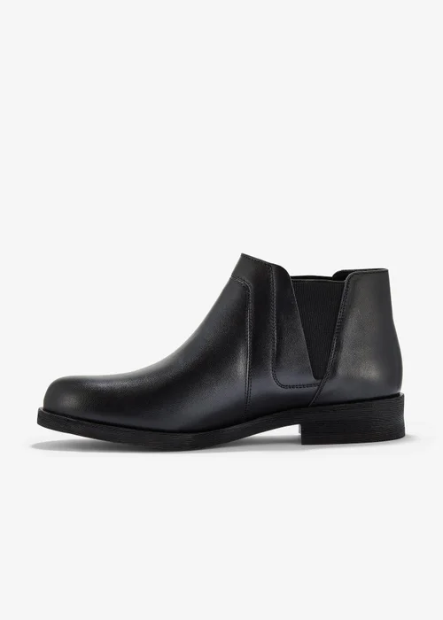 Clarks Womens Black Demi 2 Beat Leather Standard - 6 Image 2