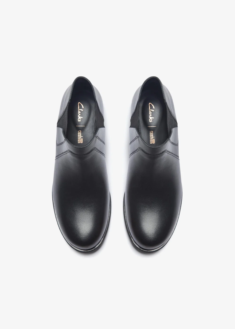 Clarks Womens Black Demi 2 Beat Leather Standard - 6 Image 6