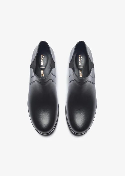 Clarks Womens Black Demi 2 Beat Leather Standard - 6 Image 6