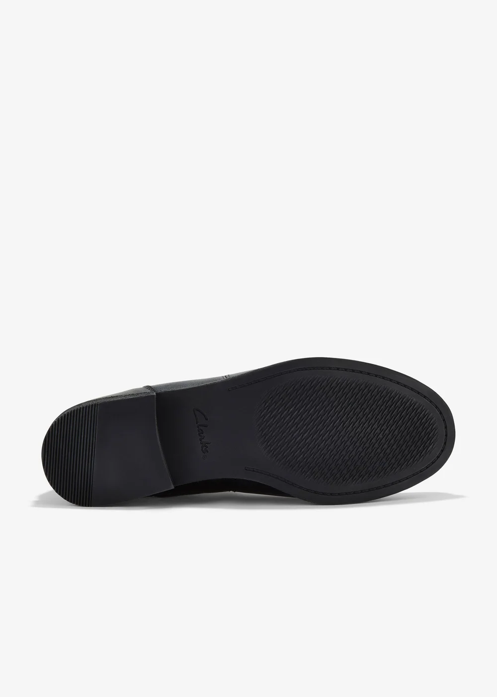Clarks Womens Black Demi 2 Beat Leather Standard - 6 Image 3