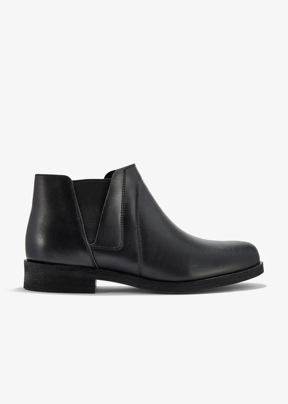 Clarks Womens Black Demi 2 Beat Leather Standard - 6 Image 1