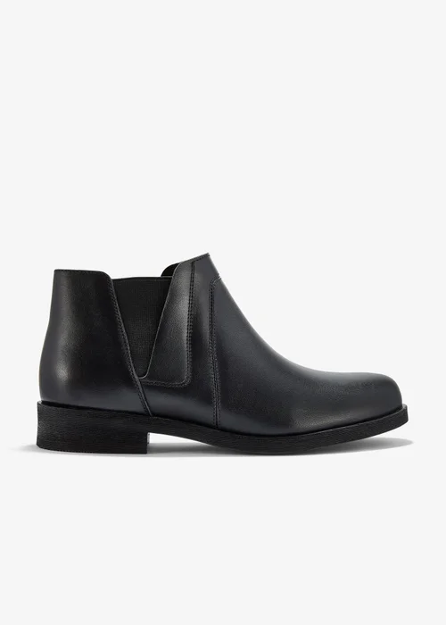 Clarks Womens Black Demi 2 Beat Leather Standard - 6 Image 1