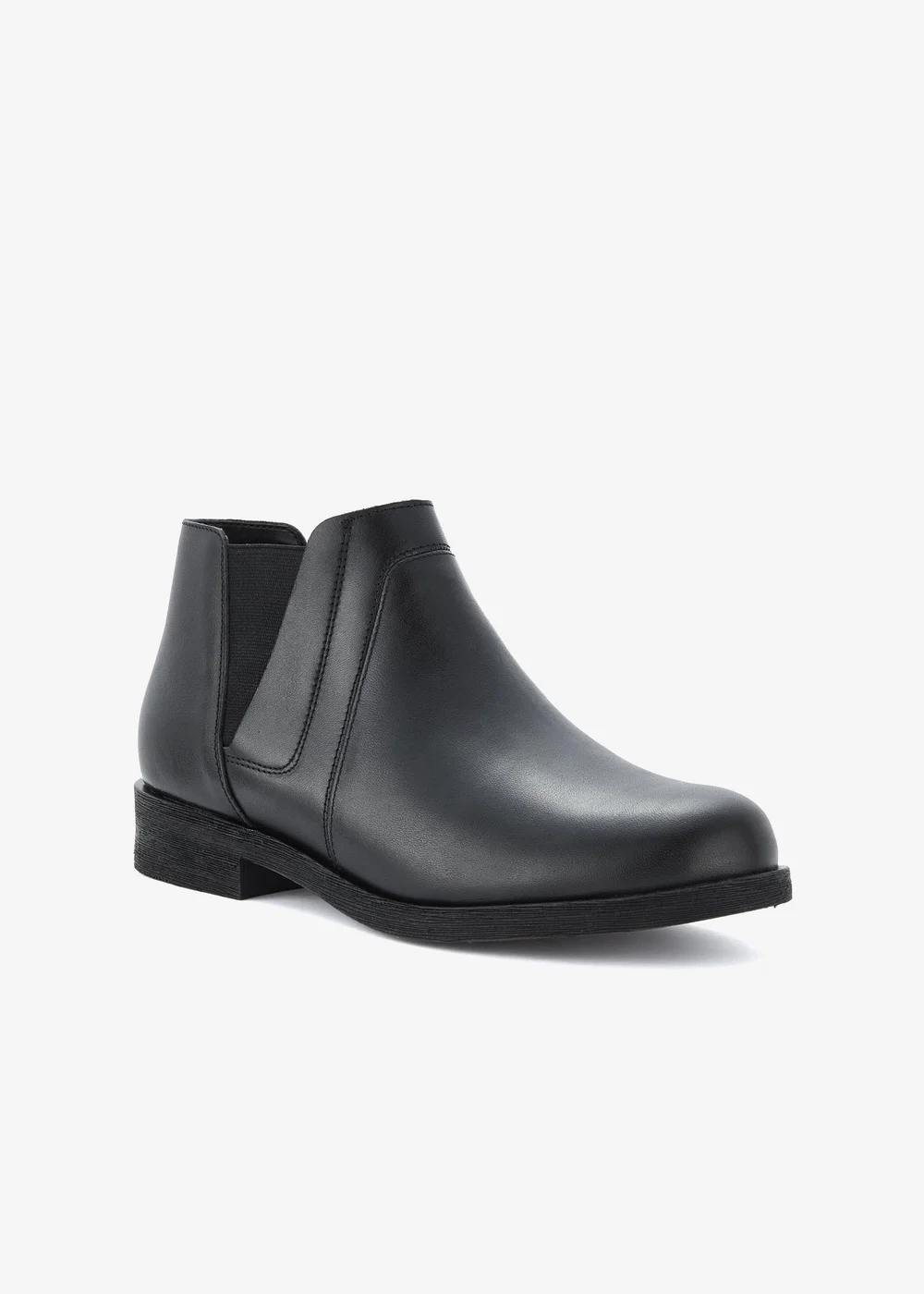 Clarks Womens Black Demi 2 Beat Leather Standard - 6 Image 4