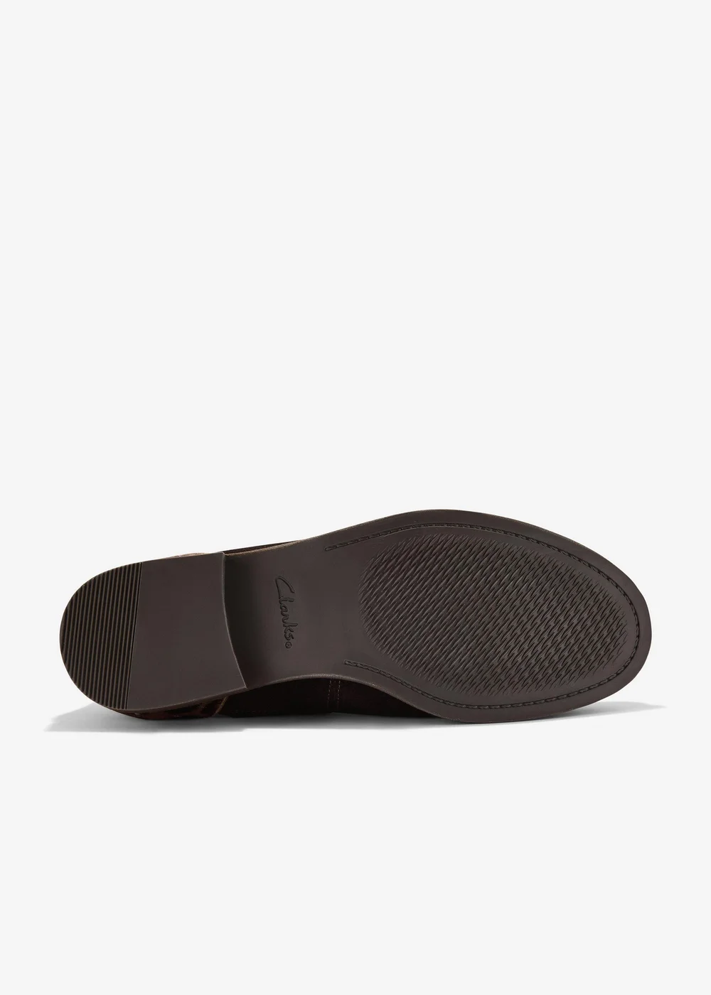 Clarks Womens Brown Demi 2 Beat Suede Standard - 6 Image 3