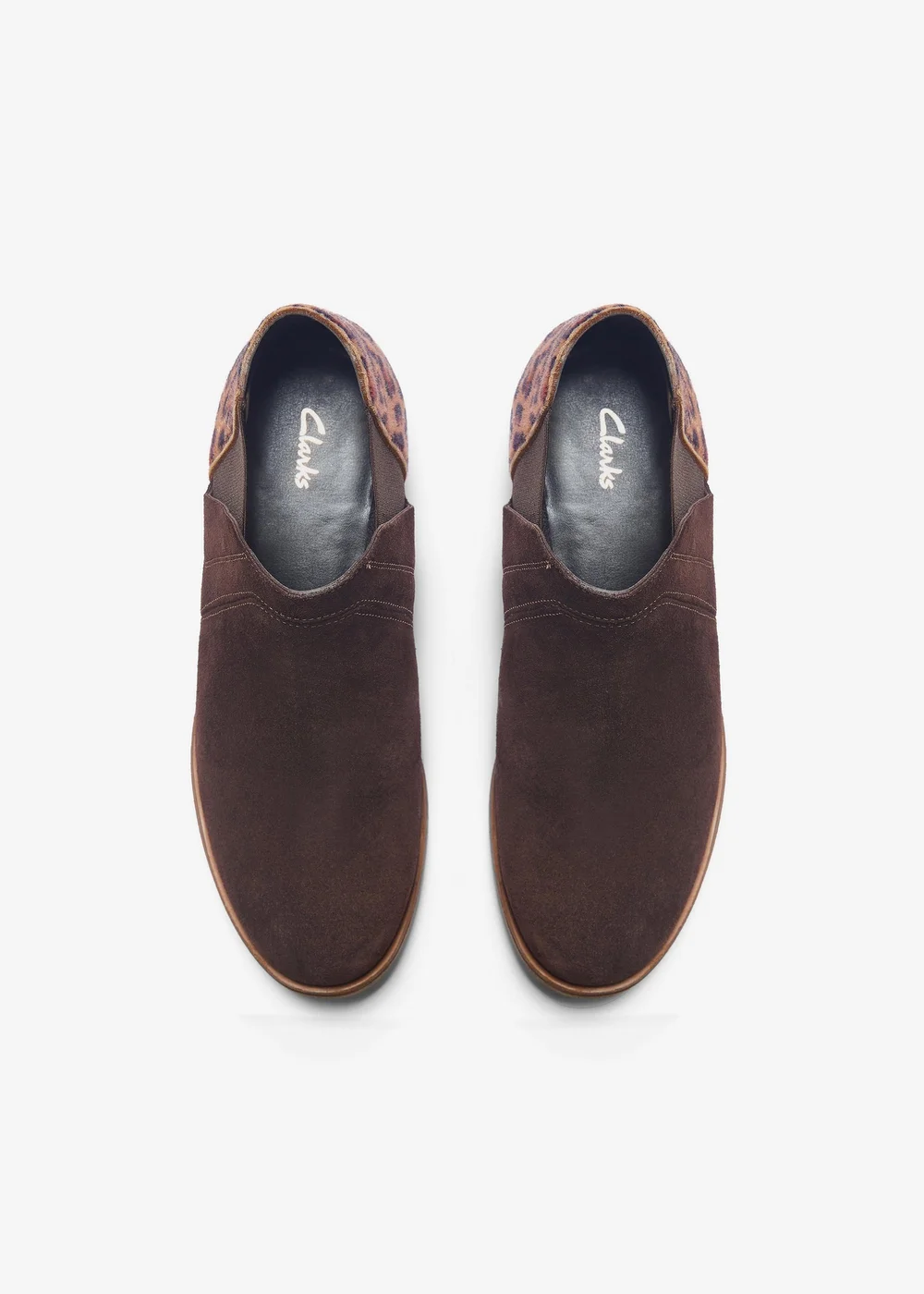 Clarks Womens Brown Demi 2 Beat Suede Standard - 6 Image 6