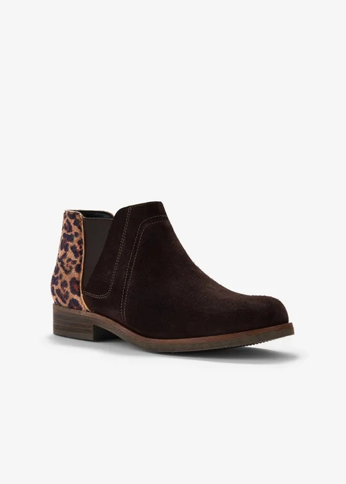 Clarks Womens Brown Demi 2 Beat Suede Standard - 6 Image 4