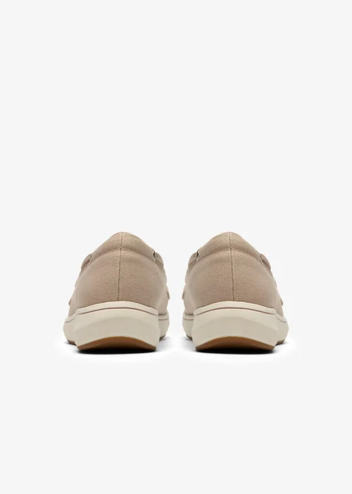 Clarks Cloudsteppers Womens Beige Brinkley Sky Bay Textile Standard - 6 Image 5
