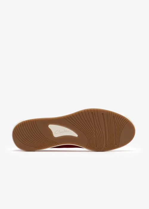 Clarks Cloudsteppers Womens Red Brinkley Sky Bay Textile Standard - 6 Image 3