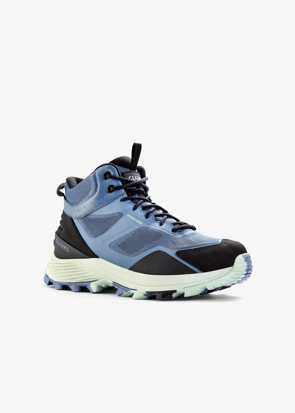 Clarks Womens Blue Laila Hi Waterproof Textile Standard - 6 Image 4