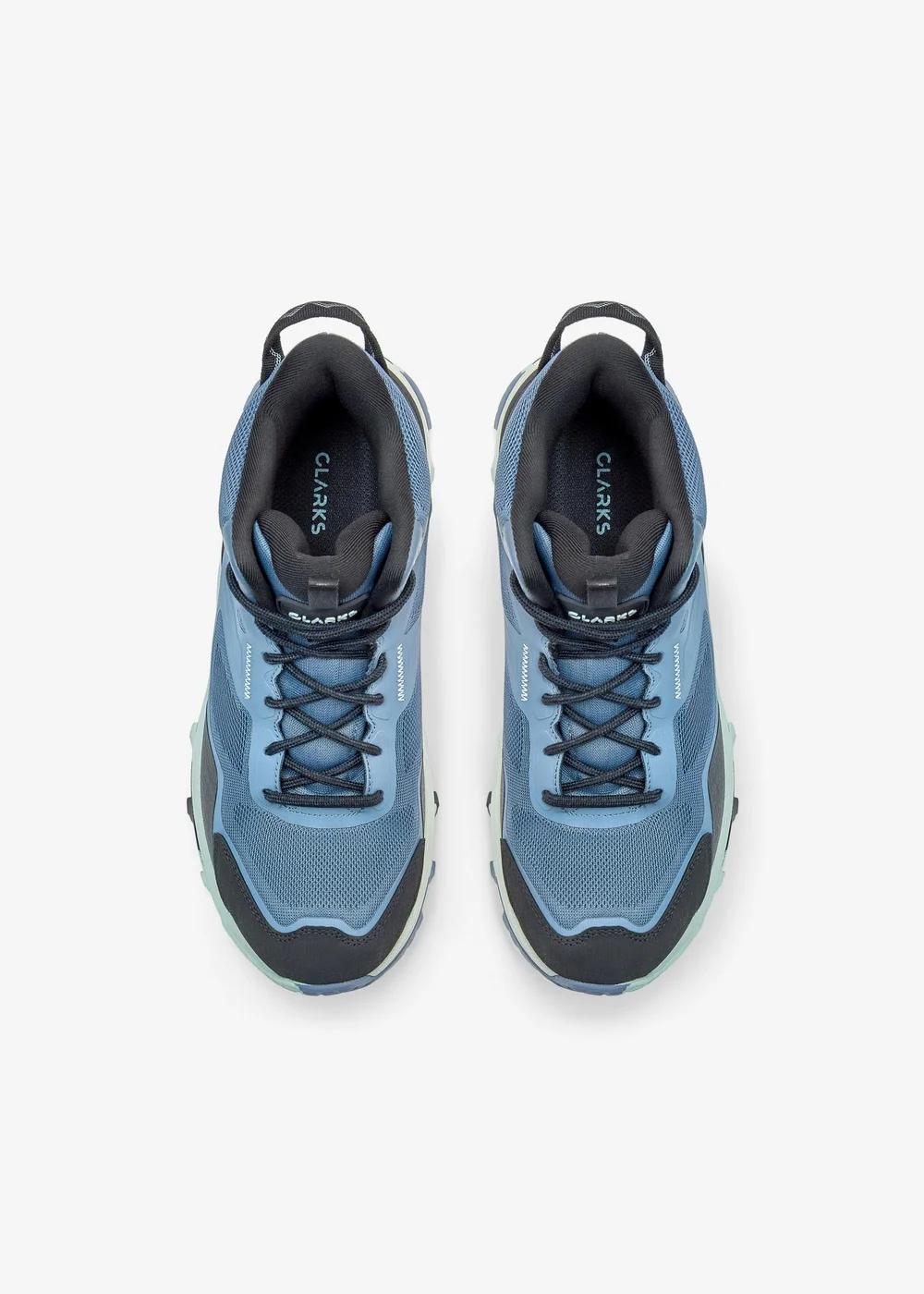 Clarks Womens Blue Laila Hi Waterproof Textile Standard - 6 Image 6