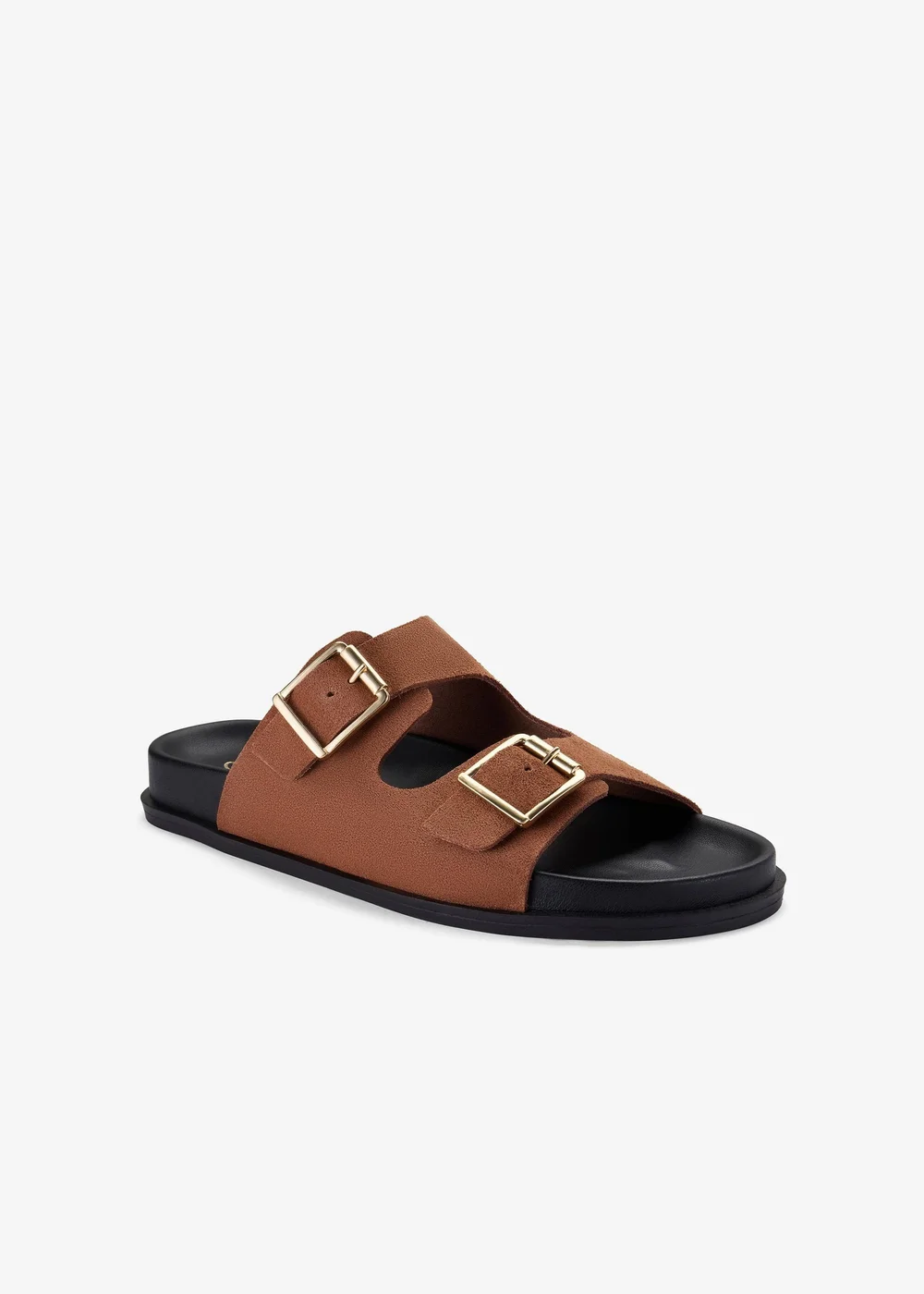 Clarks Womens Brown Zarlea Buckle Suede Standard - 6 Image 4