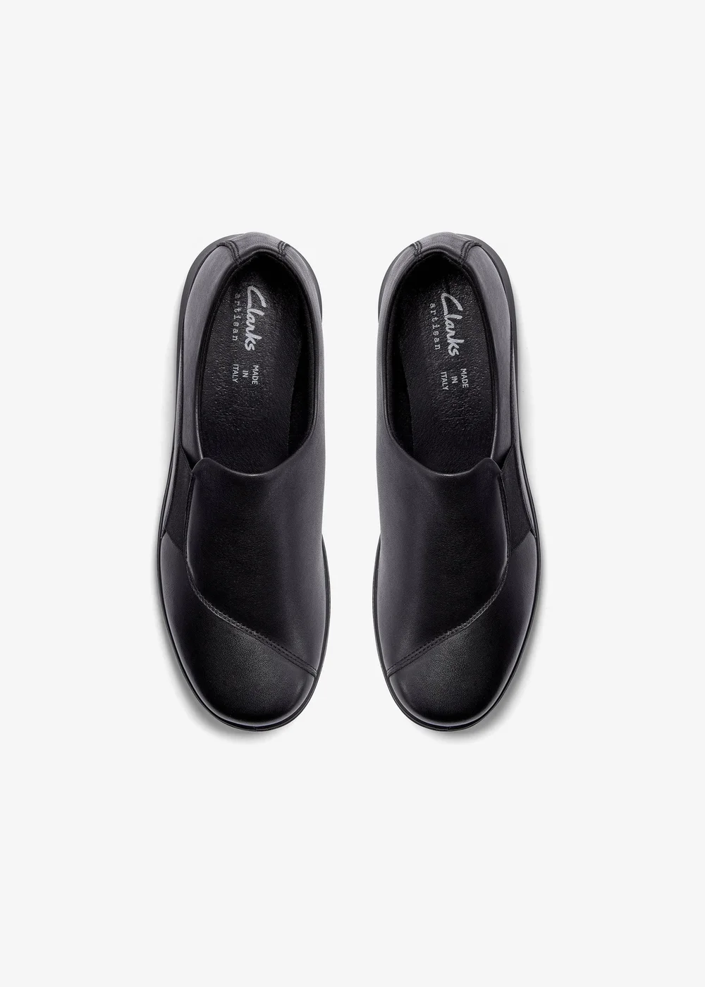 Clarks Womens Black Un Bay Step Leather Standard - 6 Image 6
