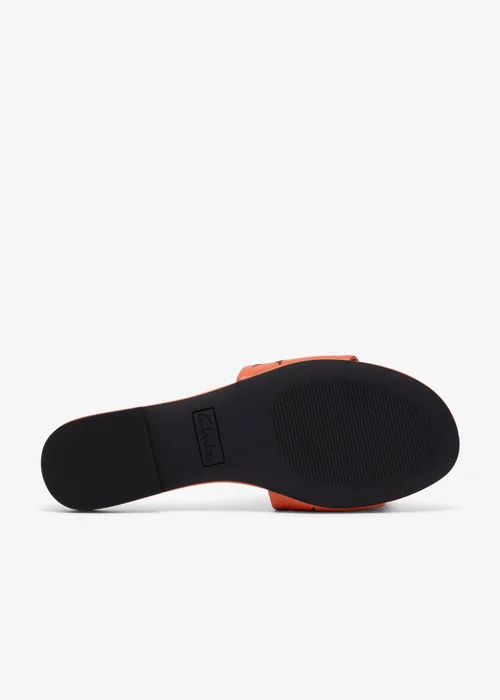 Clarks Womens Orange Kediri Mule Synthetic Standard - 6 Image 3