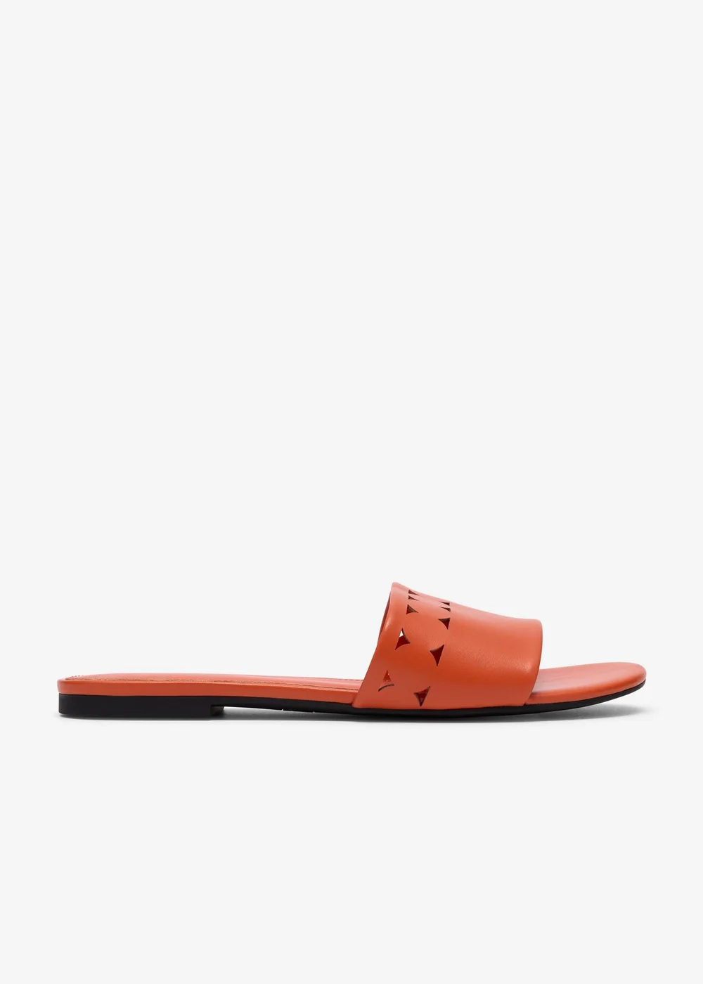 Clarks Womens Orange Kediri Mule Synthetic Standard - 6 Image 1