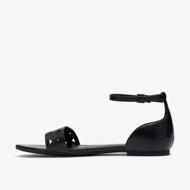 Clarks Kediri Part Black Synthetic Standard