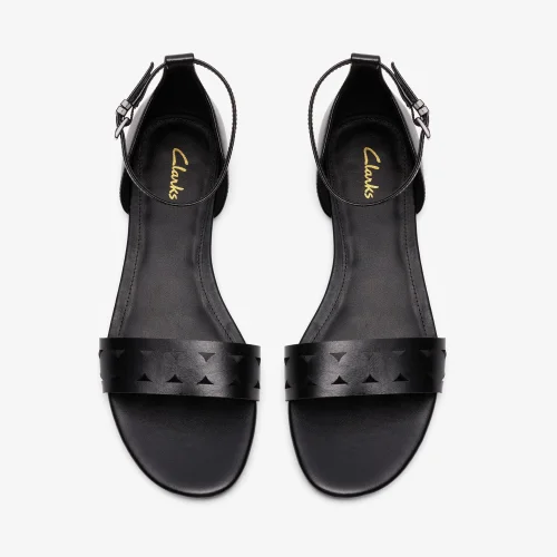 Clarks Kediri Part Black Synthetic Standard - 6 Image 6