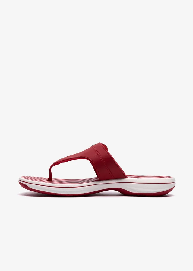 Clarks Cloudsteppers Womens Red Brinkley Cove Synthetic Standard