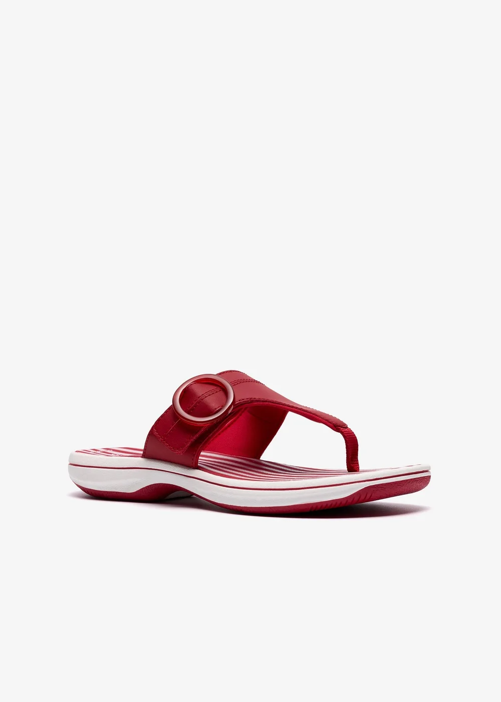 Clarks Cloudsteppers Womens Red Brinkley Cove Synthetic Standard - 6 Image 4