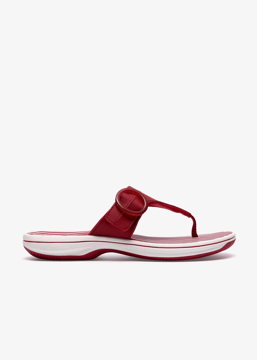 Clarks Cloudsteppers Womens Red Brinkley Cove Synthetic Standard - 6 Image 1