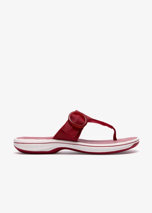 Clarks Cloudsteppers Womens Red Brinkley Cove Synthetic Standard - 6 Image 1