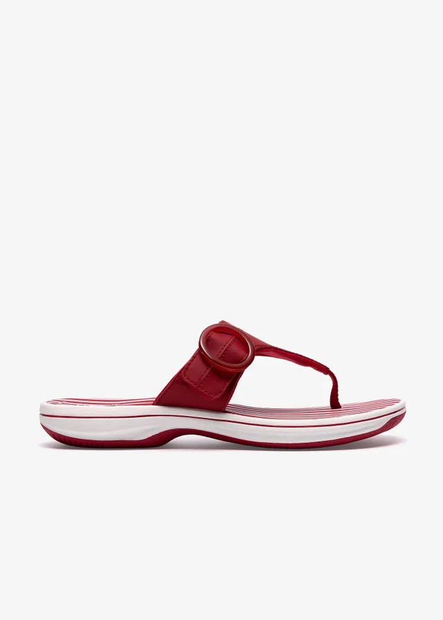 Clarks Cloudsteppers Womens Red Brinkley Cove Synthetic Standard