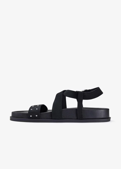 Clarks Womens Black Zarlea Strap Leather Standard - 6 Image 2