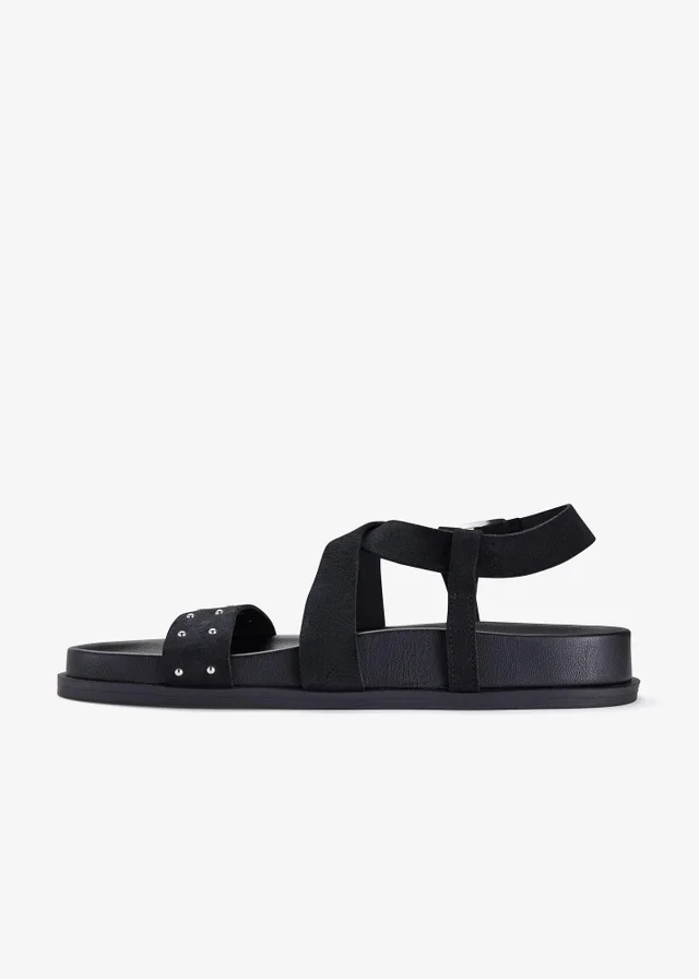 Clarks Womens Black Zarlea Strap Leather Standard