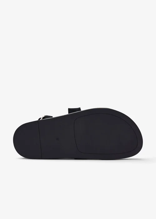 Clarks Womens Black Zarlea Strap Leather Standard - 6 Image 3