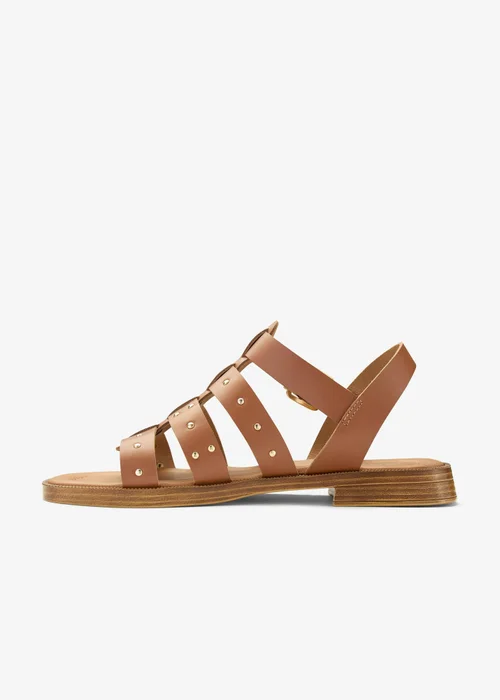 Clarks Womens Brown Tenara Strap Leather Standard - 6 Image 2