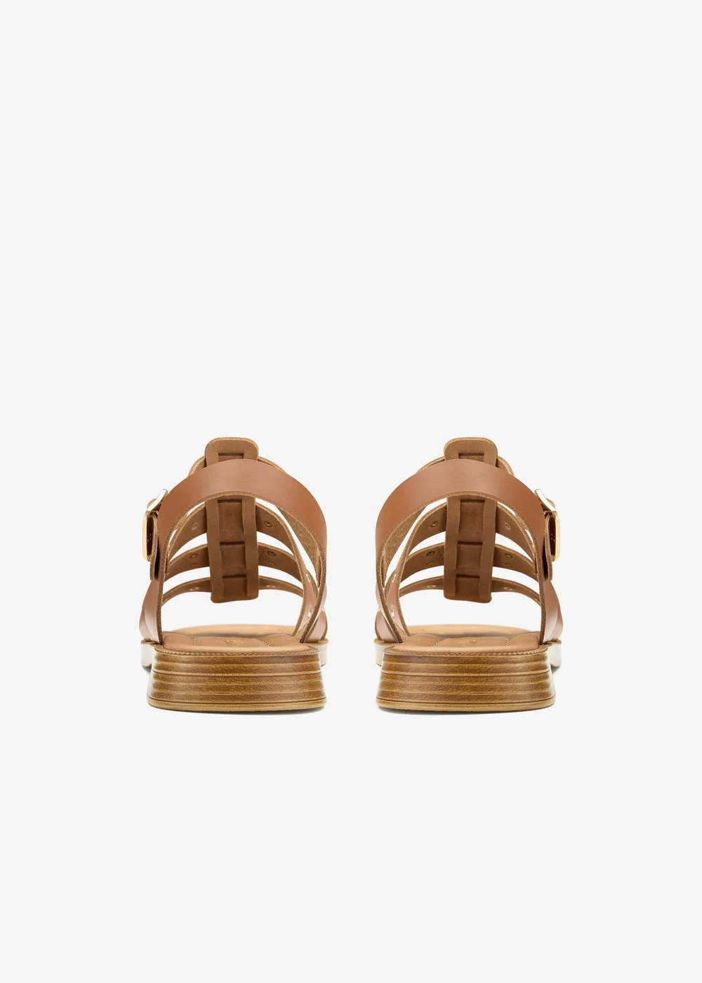 Clarks Womens Brown Tenara Strap Leather Standard - 6 Image 5