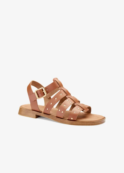 Clarks Womens Brown Tenara Strap Leather Standard - 6 Image 4