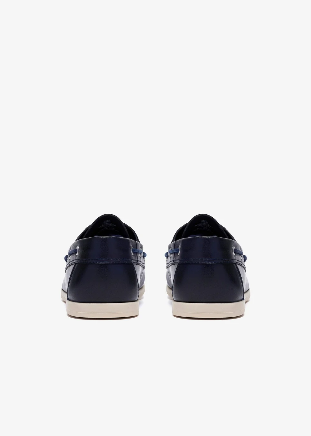 Clarks Mens Blue Ebford Lace Leather Standard - 6 Image 5