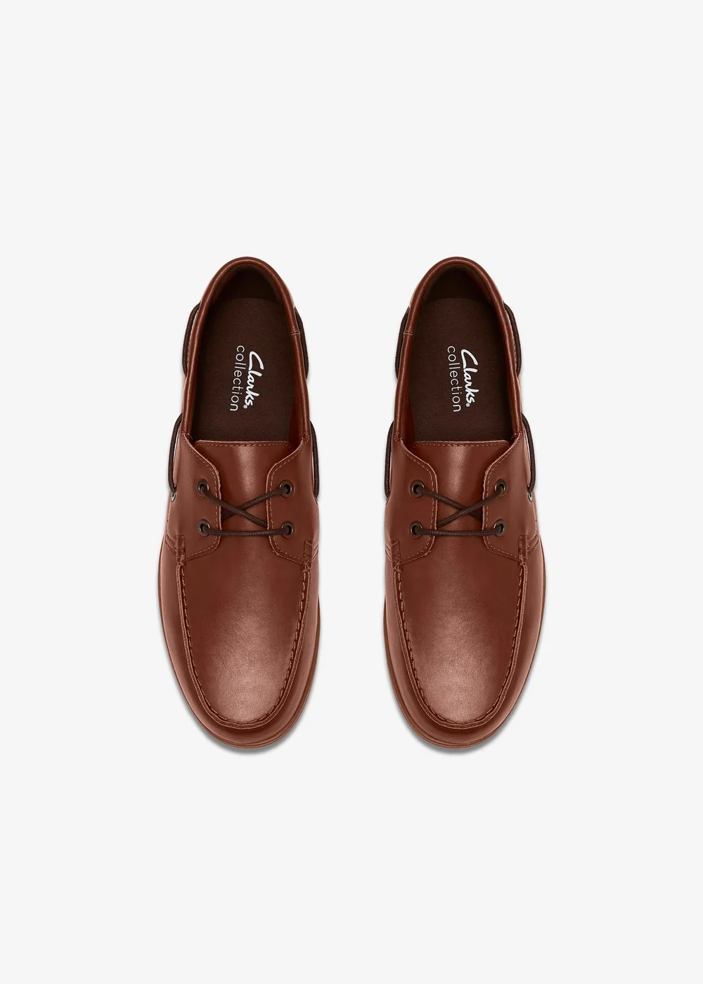 Clarks Mens Brown Ebford Lace Leather Standard - 6 Image 6
