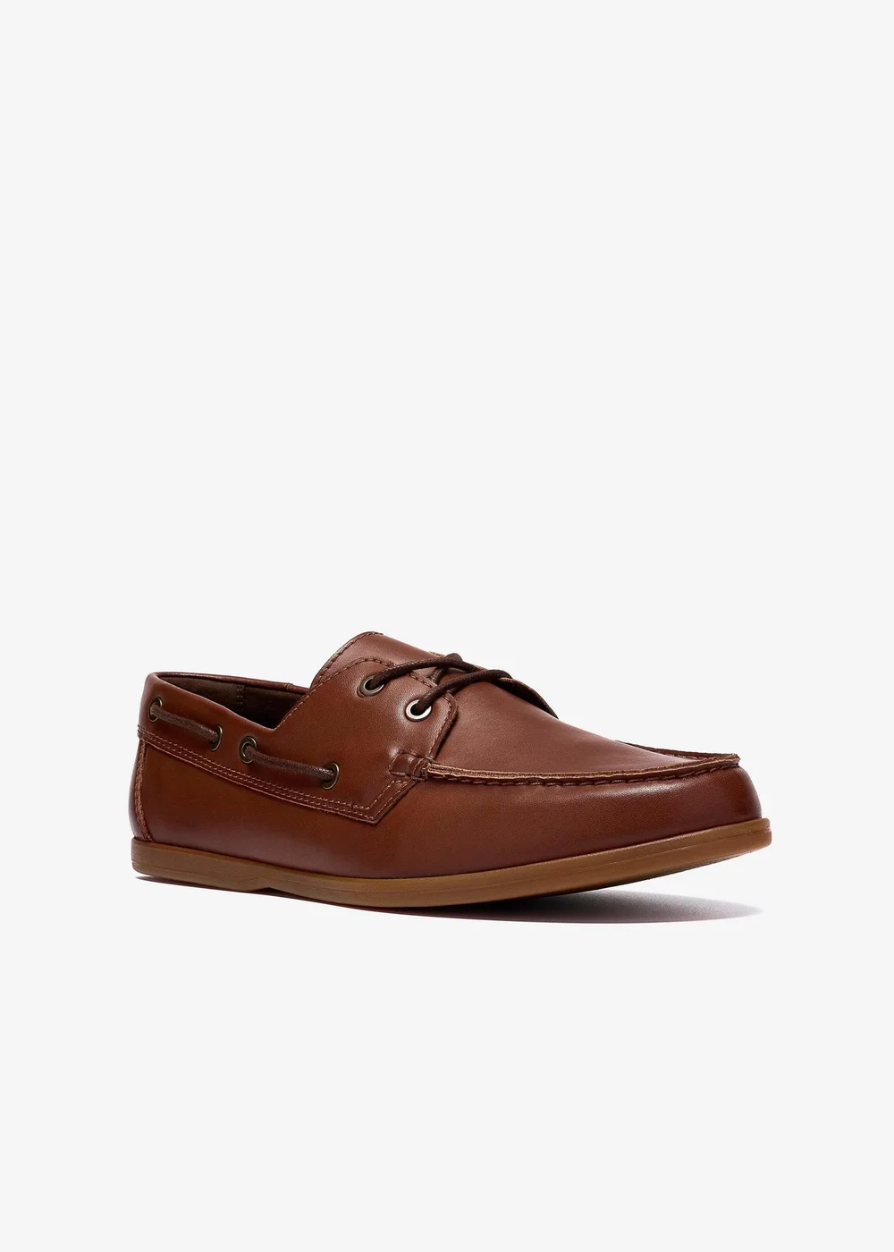 Clarks Mens Brown Ebford Lace Leather Standard - 6 Image 4