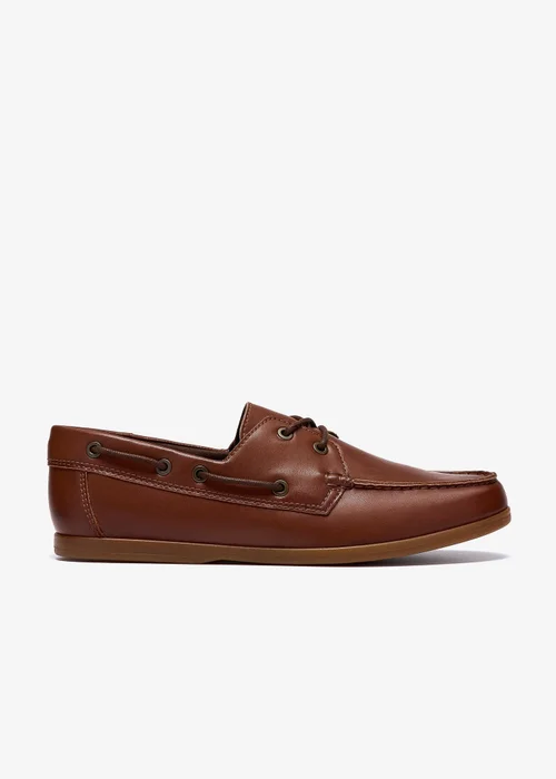 Clarks Mens Brown Ebford Lace Leather Standard - 6 Image 1