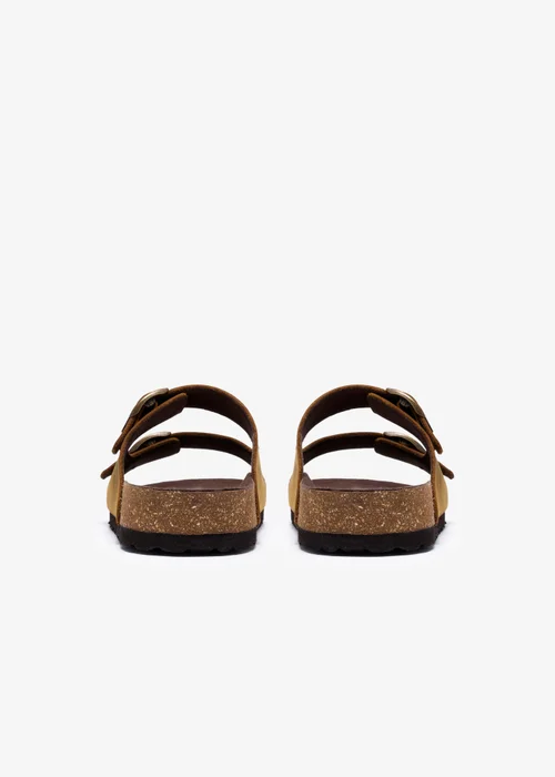 Clarks Mens Brown Wembury Strap Leather Standard - 6 Image 5