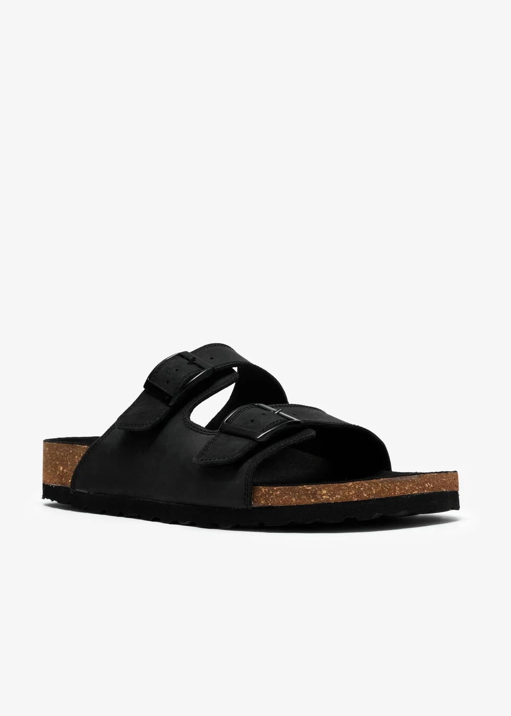 Clarks Mens Black Wembury Strap Leather Standard - 6 Image 4
