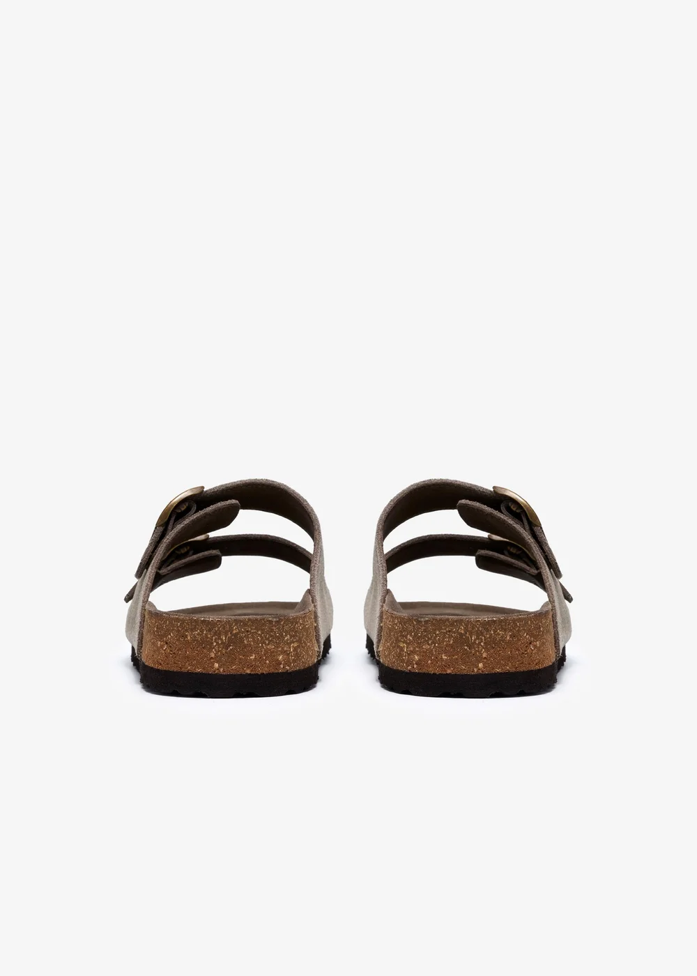 Clarks Mens Grey Wembury Strap Suede Standard - 7 Image 5