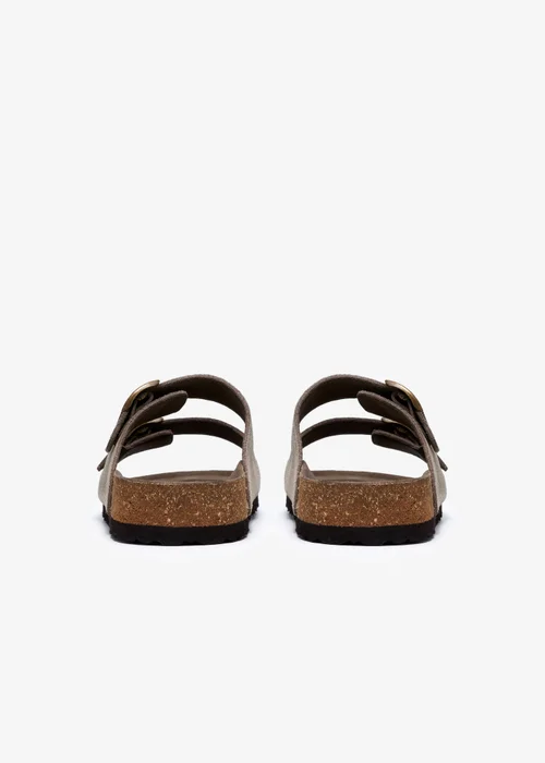 Clarks Mens Grey Wembury Strap Suede Standard - 7 Image 5