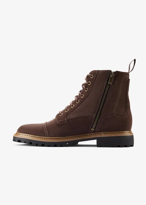 Clarks Mens Brown Clarkridge Hi Suede Standard - 9 Image 2