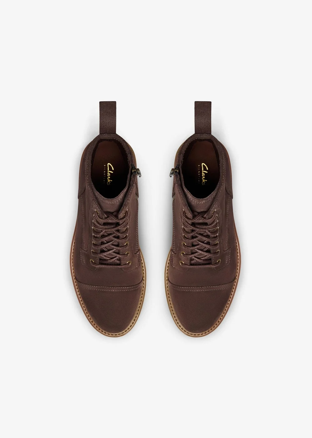 Clarks Mens Brown Clarkridge Hi Suede Standard - 9 Image 6