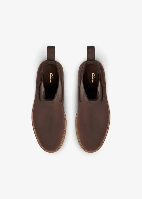 Clarks Mens Brown Clarkridge Top Suede Standard - 8 Image 6