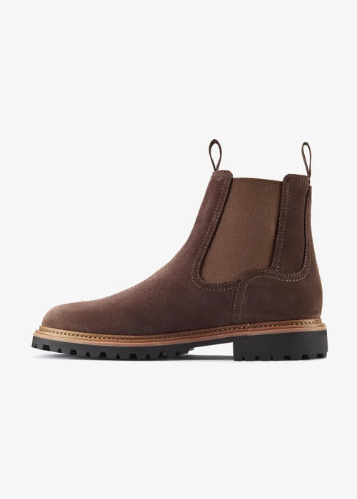 Clarks Mens Brown Clarkridge Top Suede Standard - 8 Image 2