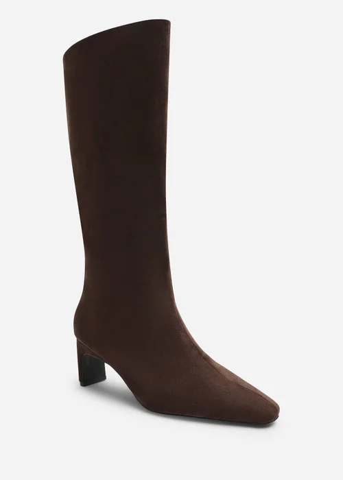 Where's That From Mckinley Dark Brown Knee High Straight Heel Boot - 5 Image 2