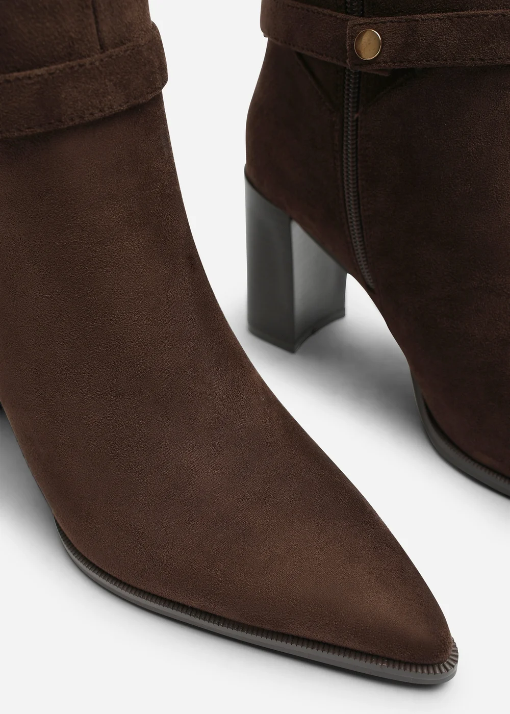 Where's That From Winona Dark Brown Knot Trim Detail Knee High Boots - 5 Image 4