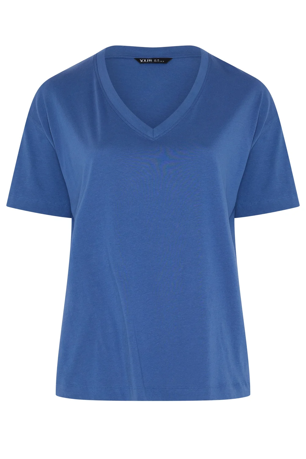Yours Curve Denim Blue Relaxed Longline T-Shirt - 26-28 Image 5